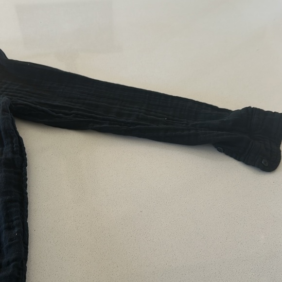 CP Shades XS black button front shirt. Worn once - Picture 3 of 4